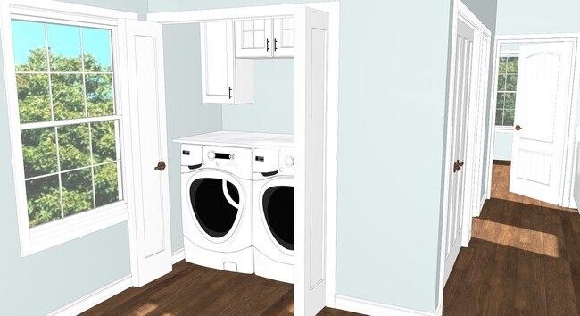 Second Floor Laundry and Linen Closets - 2500 22nd Ave N
