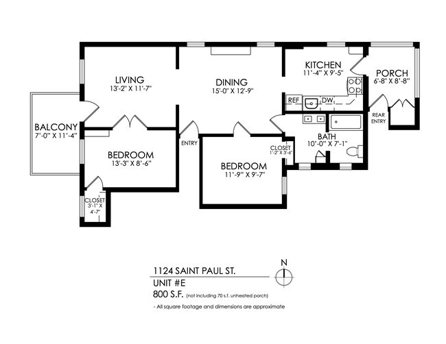 Floorplan - 1124 N. St. Paul Street