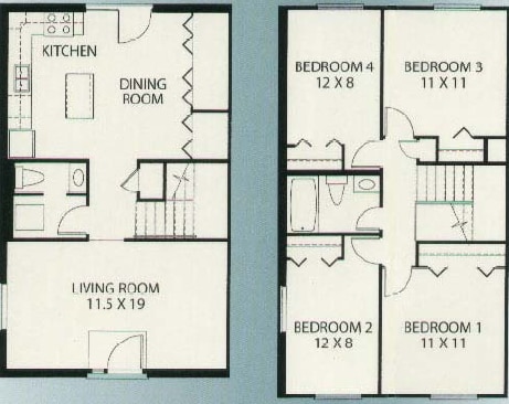 4BR/1.5BA - Geneva Square Apartments