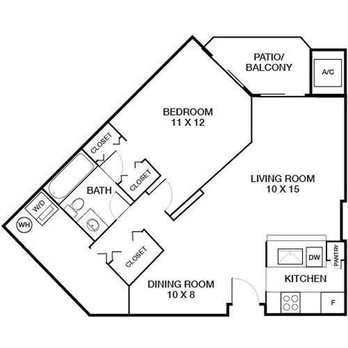 Floorplan - Elm Creek Apartments