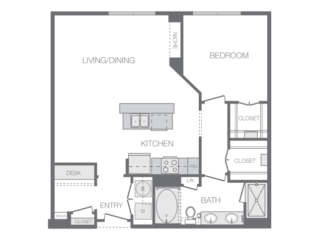 Floorplan - Hanover Rice Village