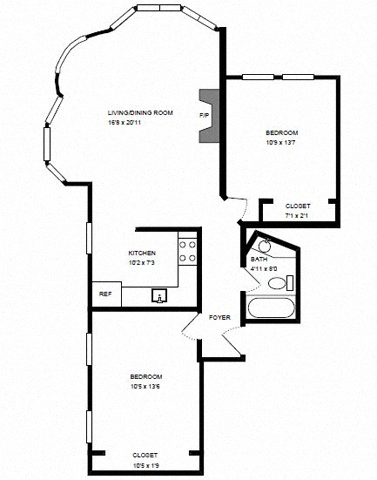 Floorplan - 2300 N Clark