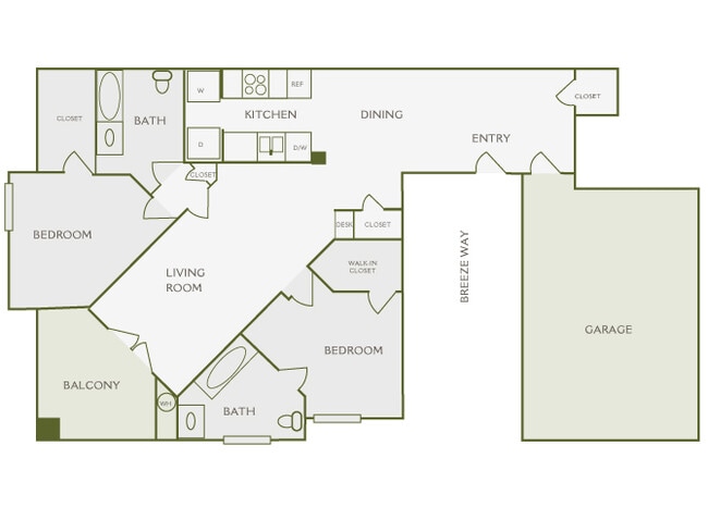 Floorplan - Antelope Ridge Apartments