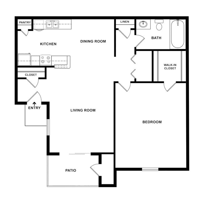 Floorplan - Del Sol Apartments