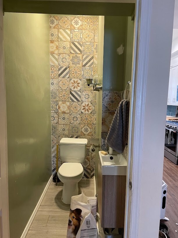 Half Bathroom on first level - 3626 10th St NW