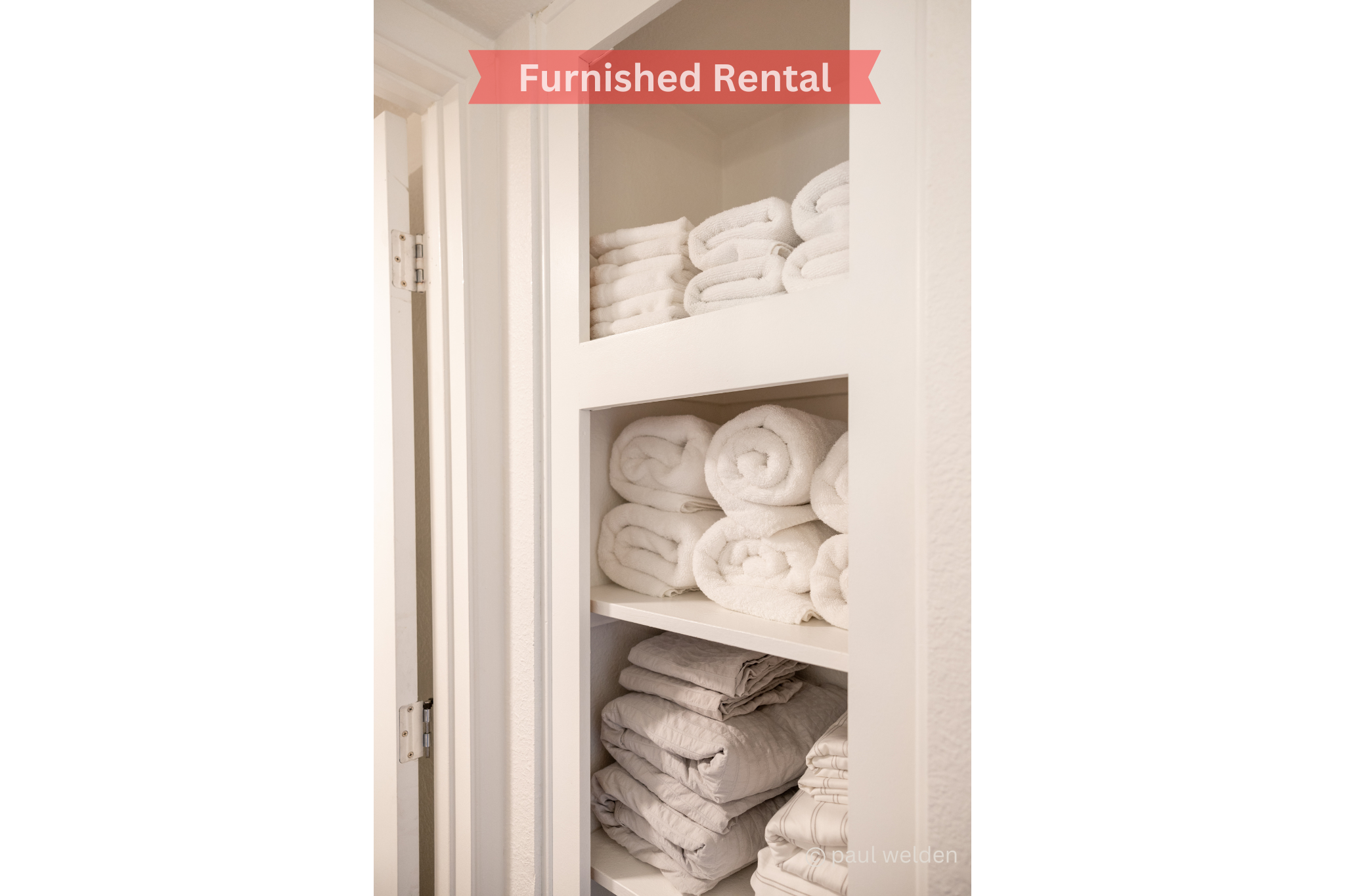 all bath linens are included - 1111 E University Dr