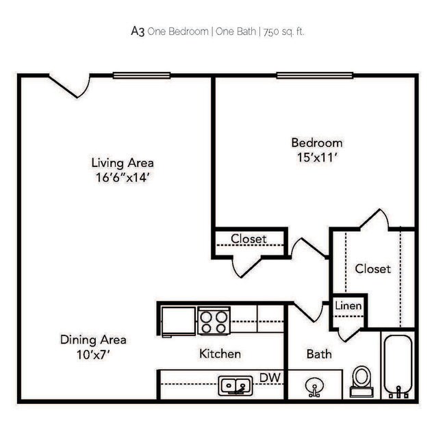 Floorplan - FLEETWOOD APARTMENTS