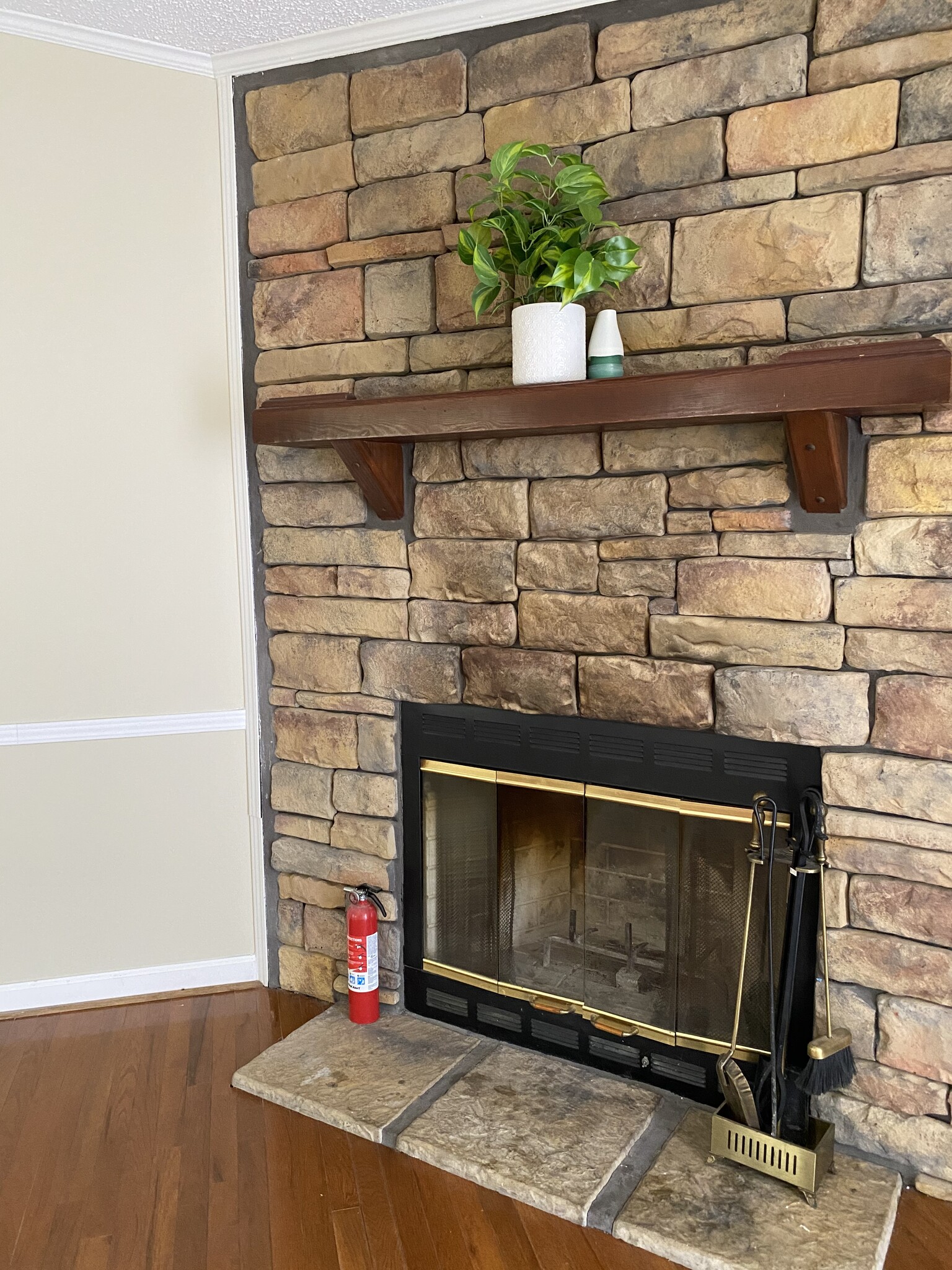 Wood burning fireplace - 764 Dripping Springs Rd