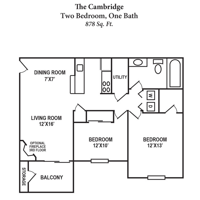 Floorplan - Woodhills Apartments