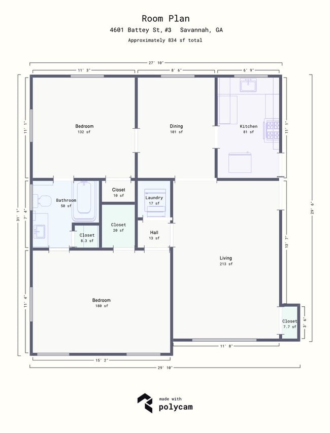 Building Photo - Charming Upstairs Unit - Steps from Habersham Village!