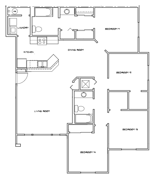 4BR/2BA - Stonecreek