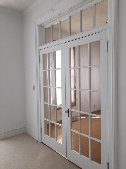 Living Room / Kitchen French Doors - 412 Iowa Ave
