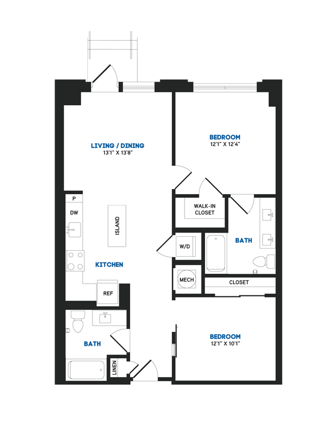 Floorplan - The Chase at Bryant Street
