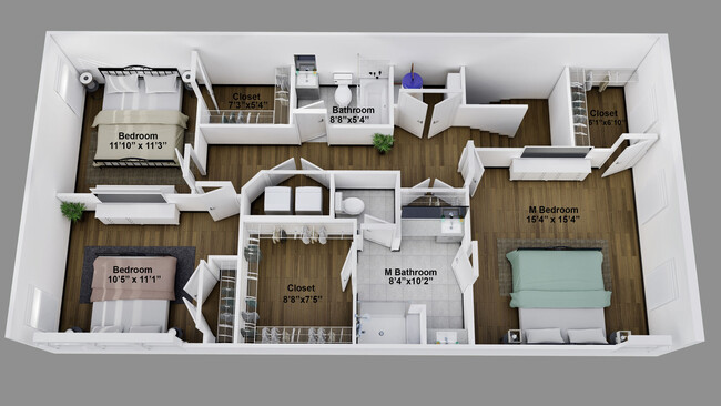 Floorplan - The Westbrook at Brewers Row Townhomes