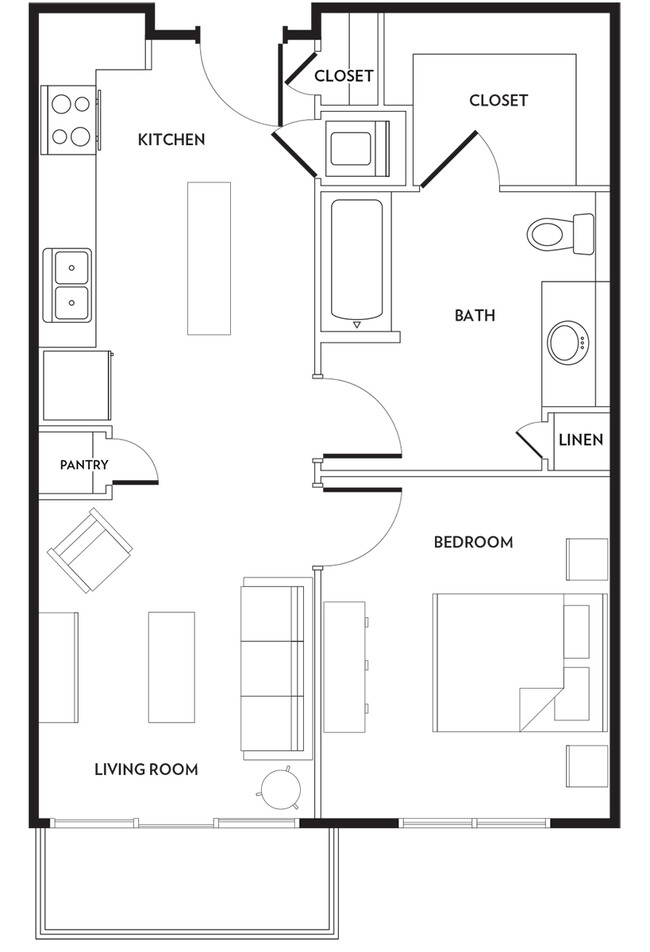 Floorplan - Rivera on Broadway Apartments