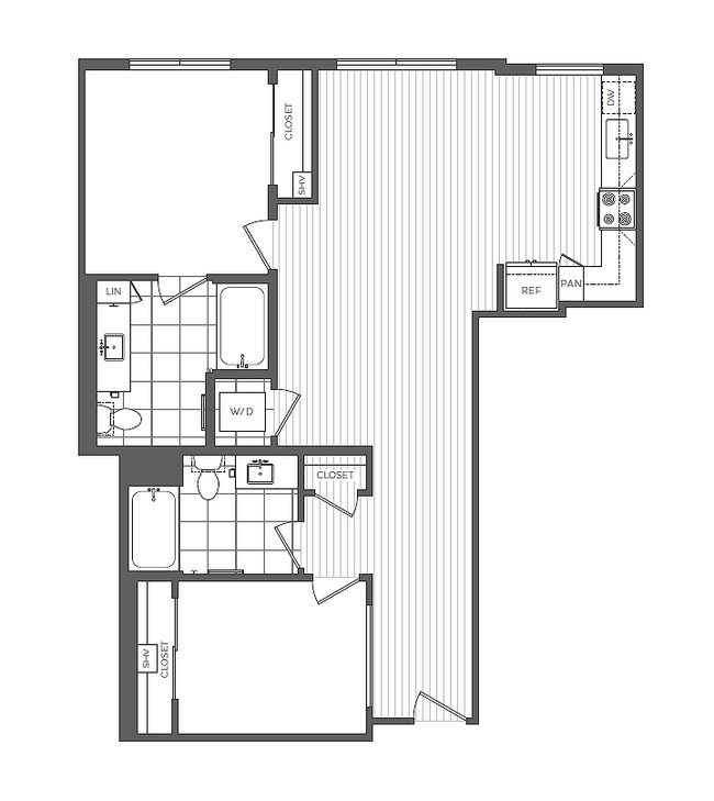 2bd / 2ba - The Overlook at Walnut Creek