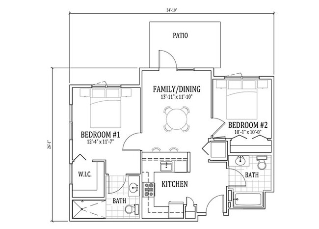 Floorplan - The Savoy at Lake City 55+ Senior Community