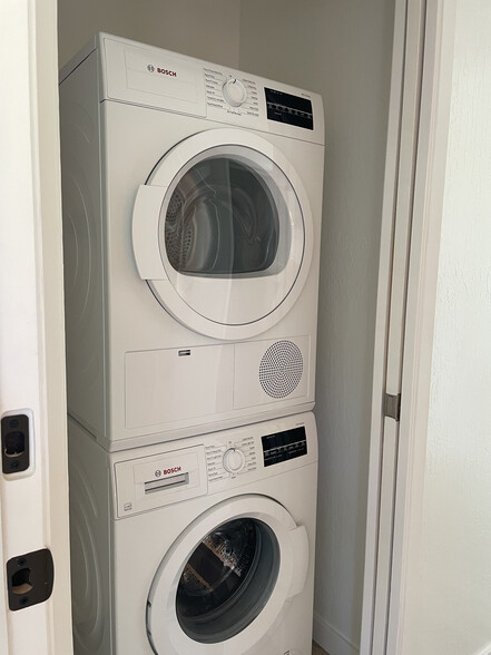 washer dryer closet - 135 Camino del Sol