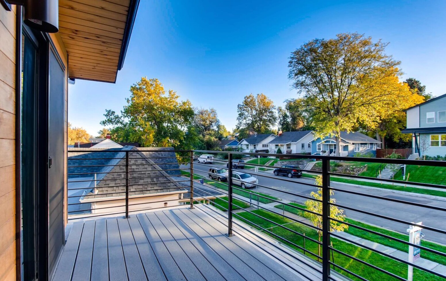 Private deck off primary suite - 2765 S Sherman St