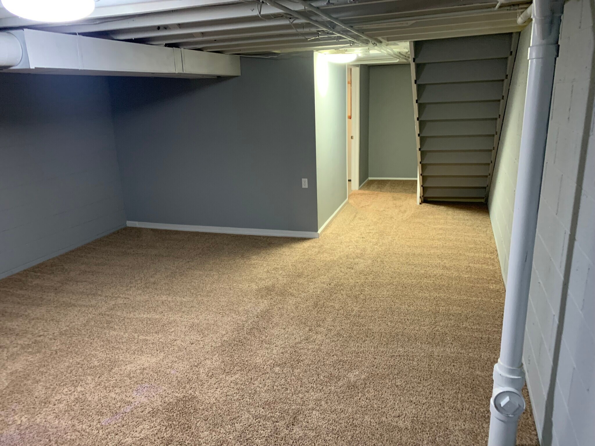 partially finished basement - 440 Edinburgh Rd
