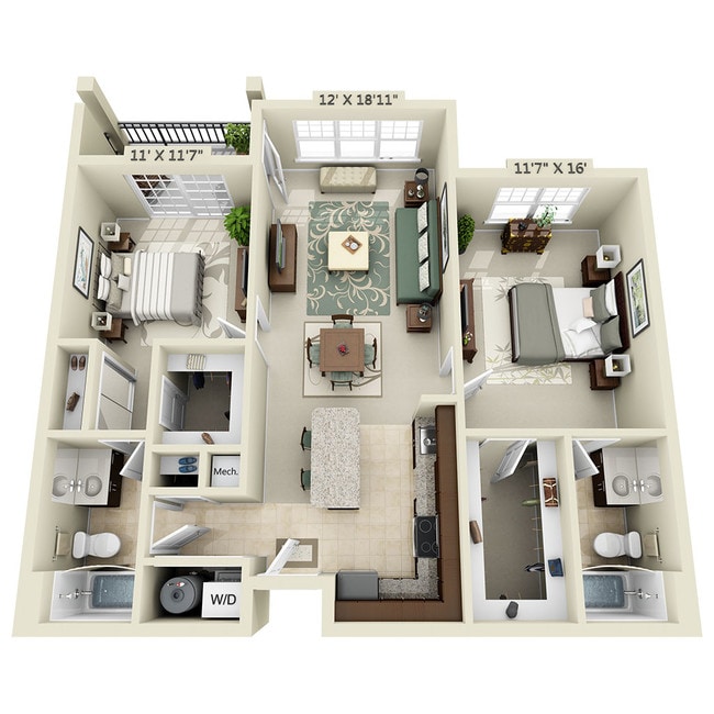 Floorplan - Bell Arlington Ridge