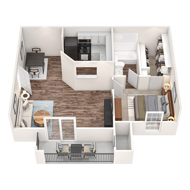 Floorplan - The Elise Apartments