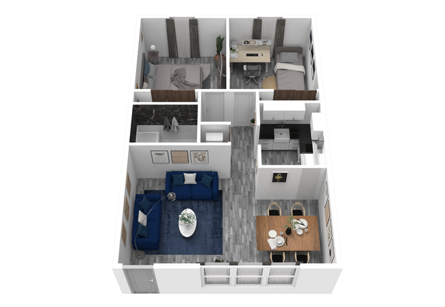 Floorplan - Tropical View Apartments