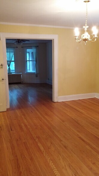 dining room into living room - 552 Park Ave