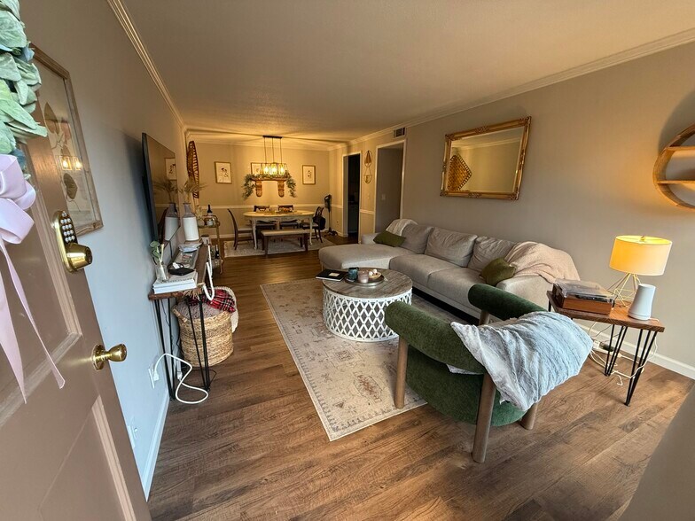 Open floor plan living and dining area. (Unit comes unfurnished) - 1177 Church St
