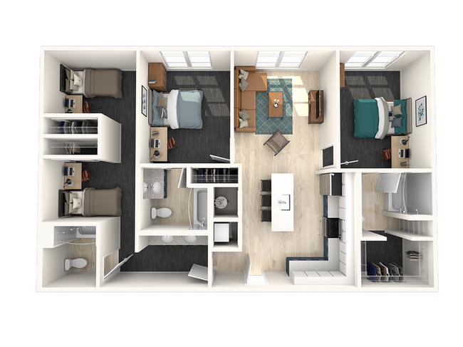 C1 Floor Plan - Lumen in Birmingham