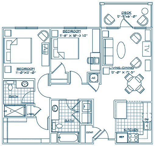 The Surrey | 2 Bed / 2 Bath - The Lodge at BridgeMill