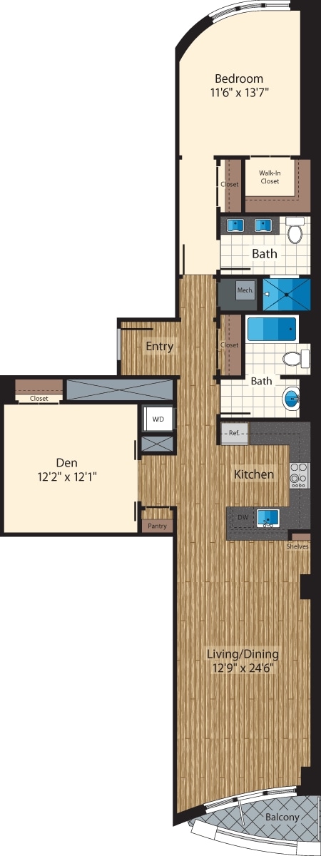 Floorplan - 425 Mass