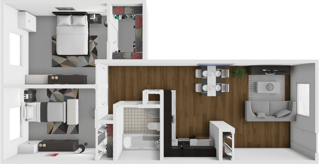 Floorplan - Fox Hill Apartments