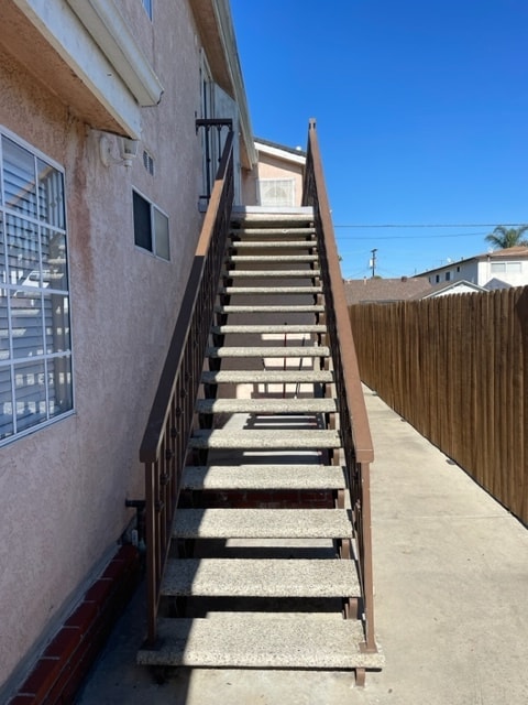 Stairs to unit - 668 W 19th St