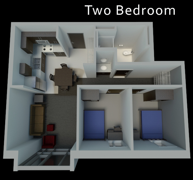 Floorplan - NC State University Wolf Ridge Apartments