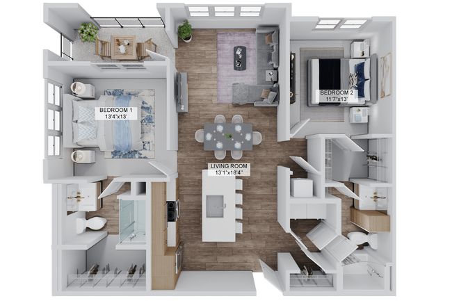 Floorplan - The Stadler Luxury Apartments