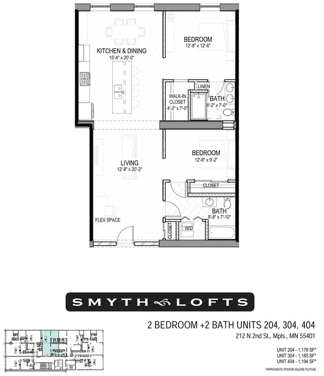 Floorplan - Smyth Lofts | Luxury Lofts in the North Loop