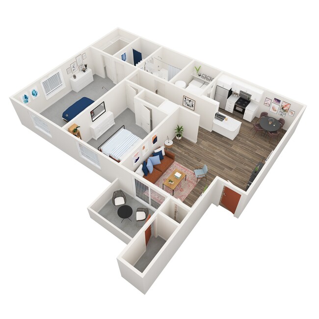 Floorplan - Creekview Apartments