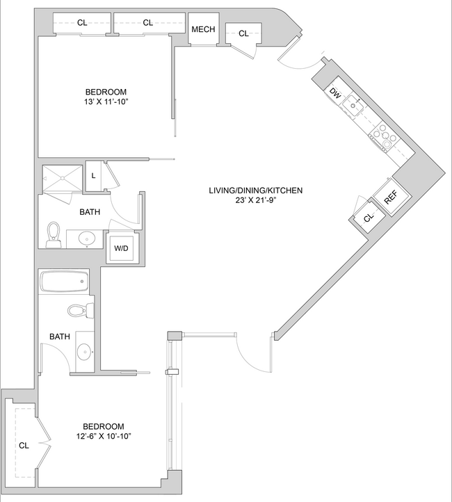 Floorplan - The Modern at Art Place