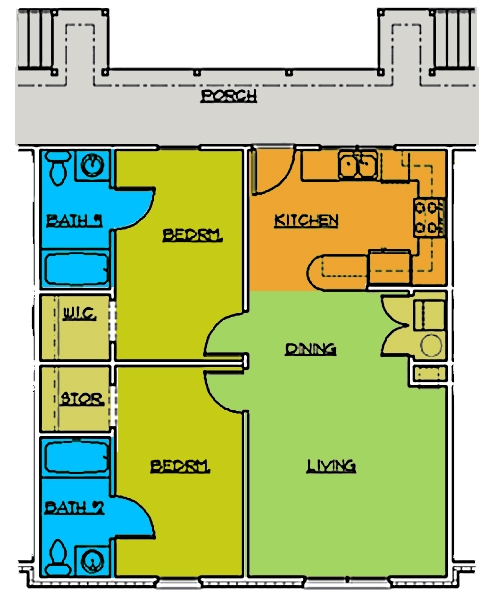 2BR/2BA - The Maples of Cullowhee