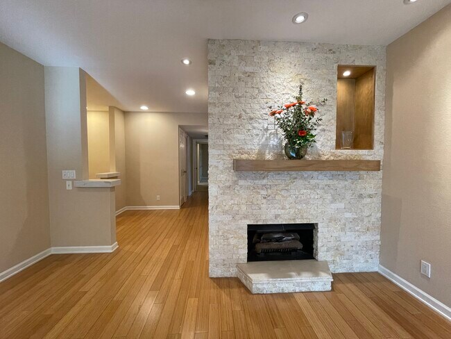 living room fireplace - 4708 Park Granada Park