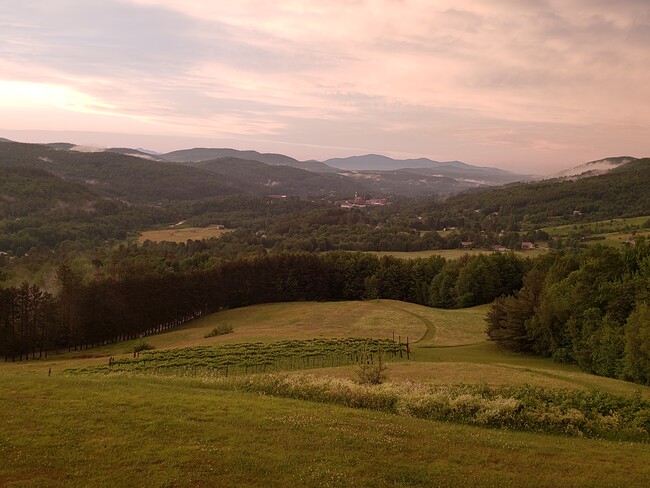 view north out your entrance - 673 Winch Hill Rd