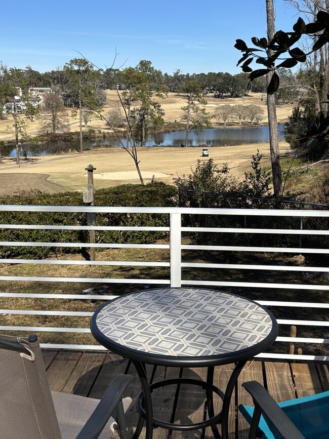 Deck looking to golf course - 1620 View Ln