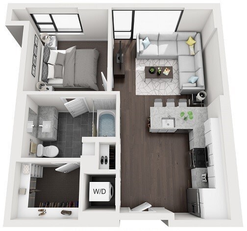 Floorplan - 1000 Speer by Windsor