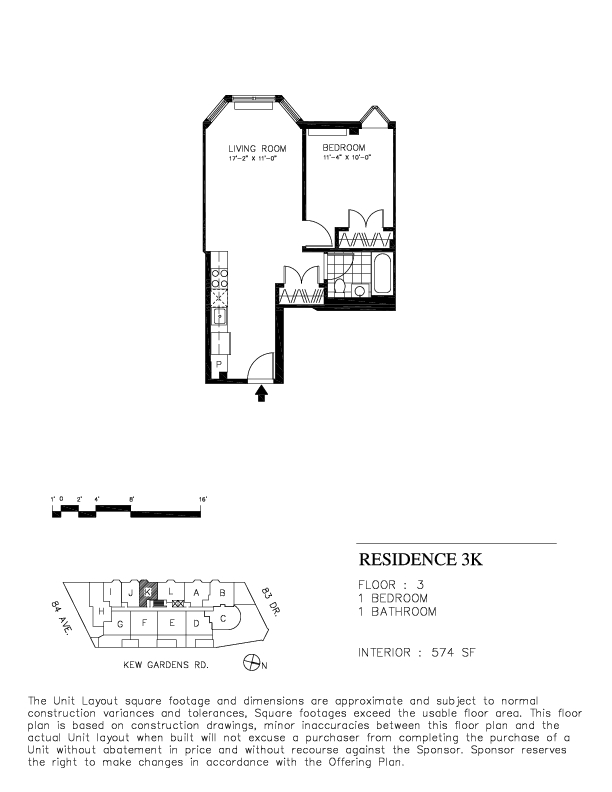 1BR/1BA - Classic at Kew Gardens