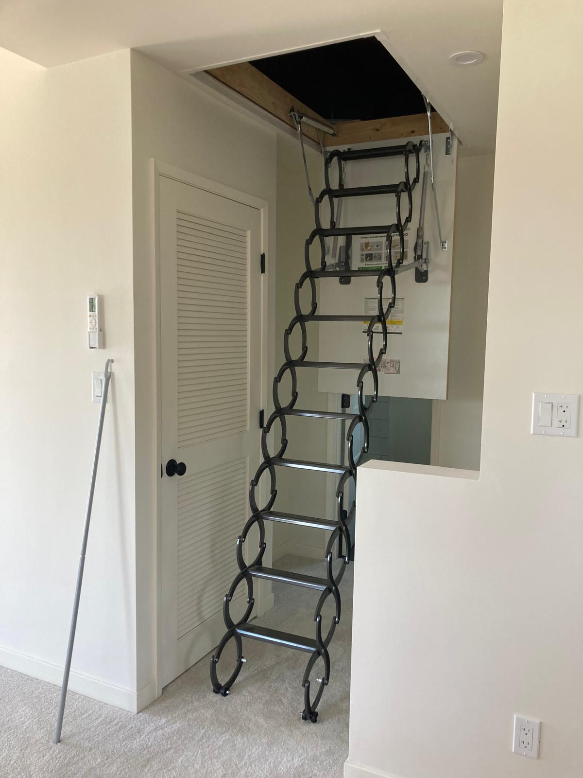 attic ladder - 624 Bonair St