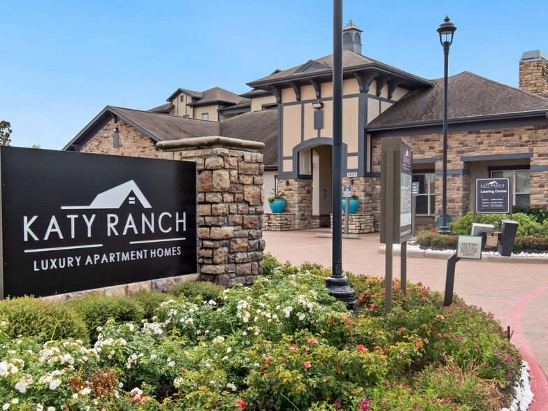 Katy Ranch Apartments Monument Sign & Leasing Office in Katy, TX - Katy Ranch Apartments