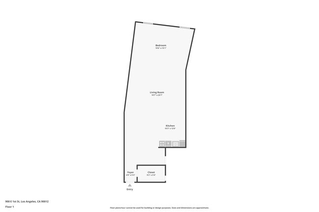 Floorplan - The Newberry Lofts / Artist Loft Apartments