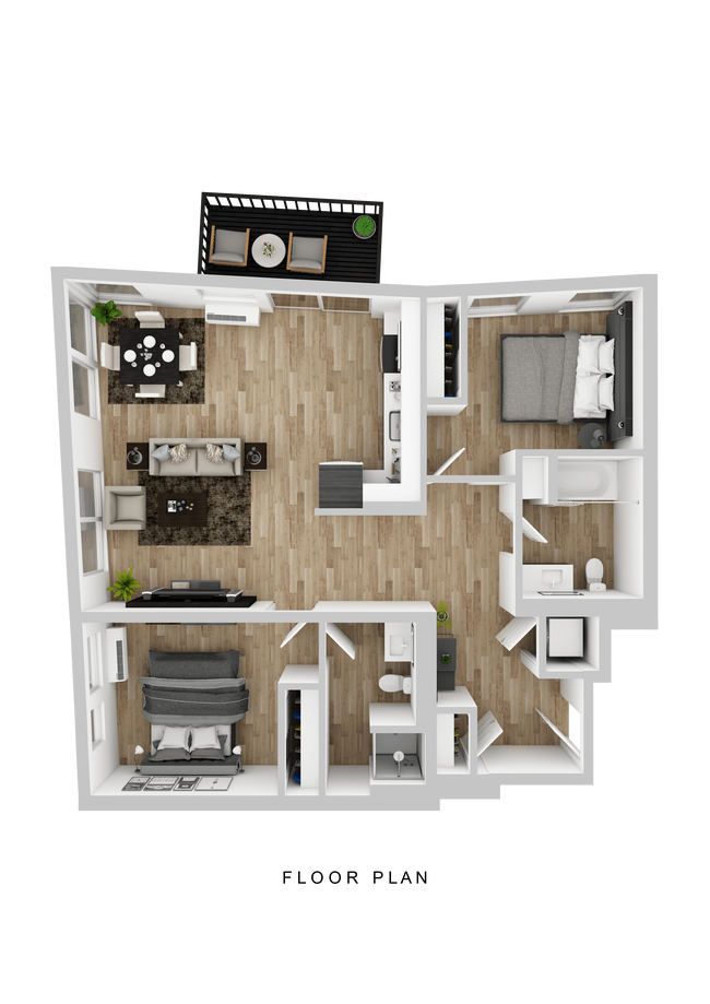 Floorplan - Hyas Point Apartments