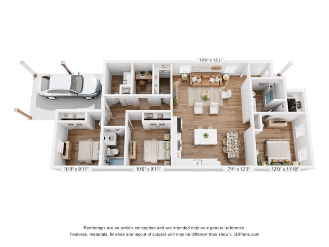 Floorplan - Cottages at Sugar Mill Pond